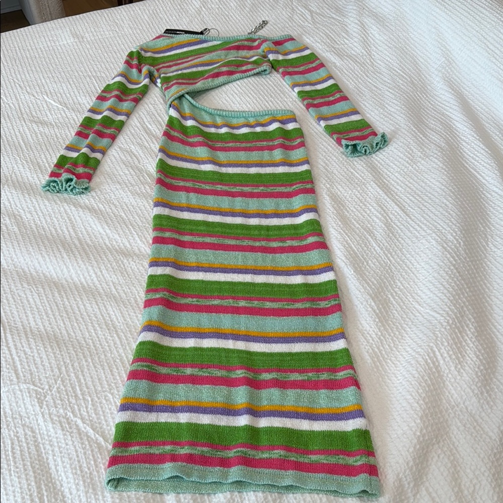 Fashion Nova Multicolor Knit Dress